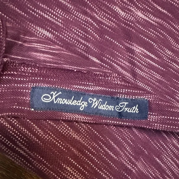 NWT Robert Graham Long Sleeve Polo Shirt Mens XXL Purple Heather $158 - Picture 12 of 13